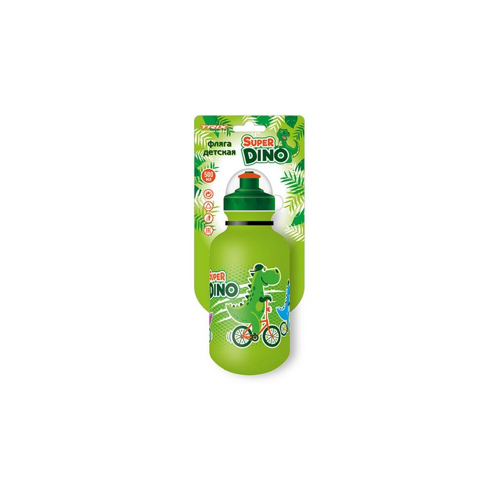 Фляга Trix Super Dino 500мл зеленый