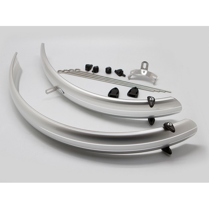 Крылья SKS PET A51 28" silver комплект