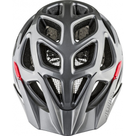 Велошлем Alpina Thunder 3.0 dark-silver-black-red gloss