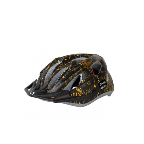 Велошлем Green Cycle Fast Five black/gold