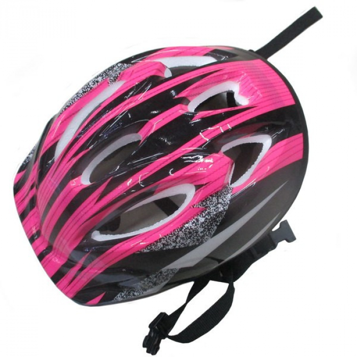 Велошлем JR F18455 Black/Pink