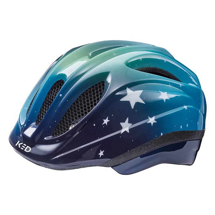 Велошлем Ked Meggy II Trend S stars blue green glossy