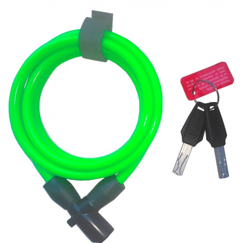 Велозамок OnGuard 8192 Coil Cable Lock 1500x8 green