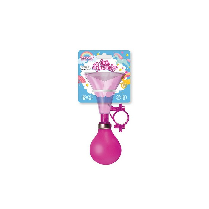Клаксон Trix Little Princess пластик розовый