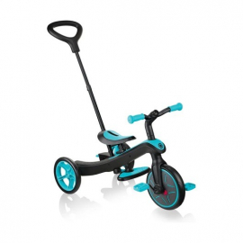 Трехколесный велосипед-беговел Globber Trike Explorer 4in1 голубой