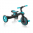 Трехколесный велосипед-беговел Globber Trike Explorer 4in1 голубой