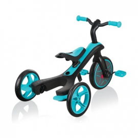 Трехколесный велосипед-беговел Globber Trike Explorer 4in1 голубой