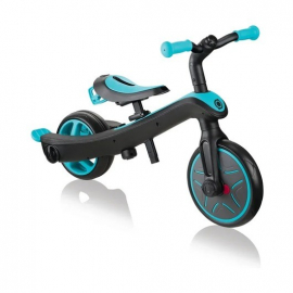 Трехколесный велосипед-беговел Globber Trike Explorer 4in1 голубой