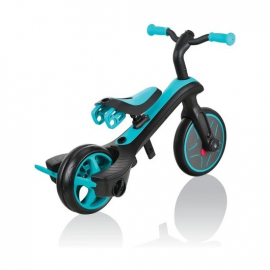 Трехколесный велосипед-беговел Globber Trike Explorer 4in1 голубой