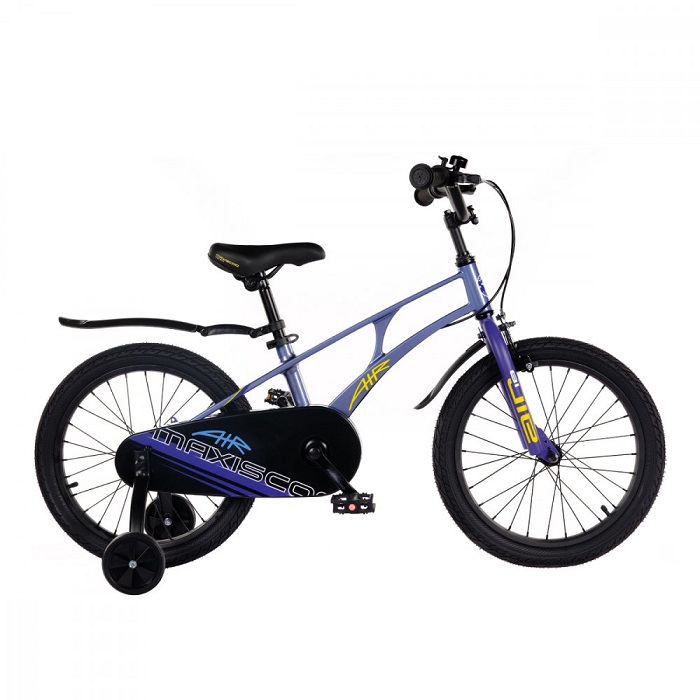 Велосипед Maxiscoo Air стандарт 18" синий карбон