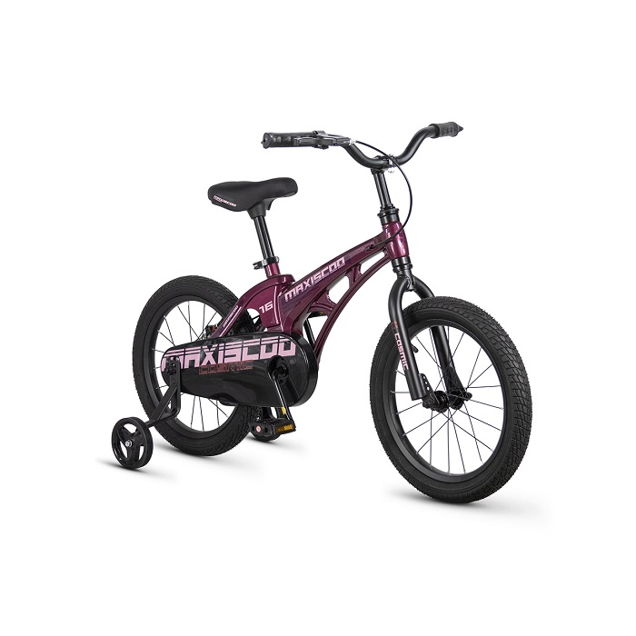 Велосипед Maxiscoo Cosmic базовый 16" розовый глянцевый (2026)