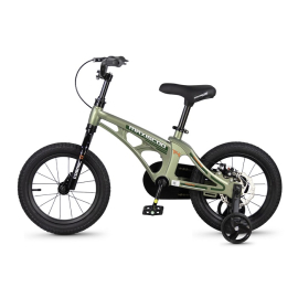 Велосипед Maxiscoo Cosmic базовый плюс 14" оливковый матовый (2026)