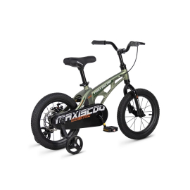 Велосипед Maxiscoo Cosmic базовый плюс 14" оливковый матовый (2026)