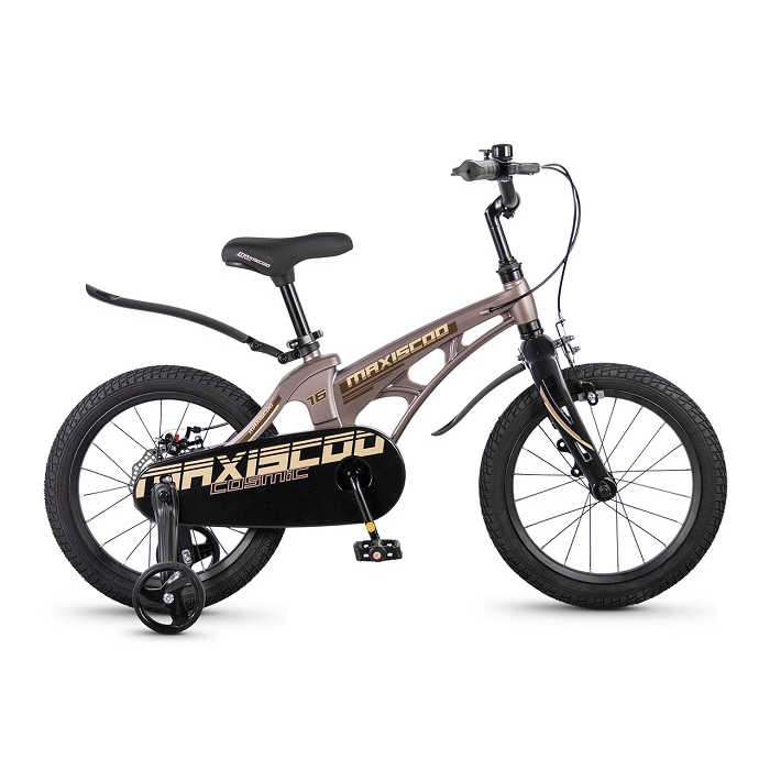 Велосипед Maxiscoo Cosmic стандарт 16" бронзовый матовый (2026)
