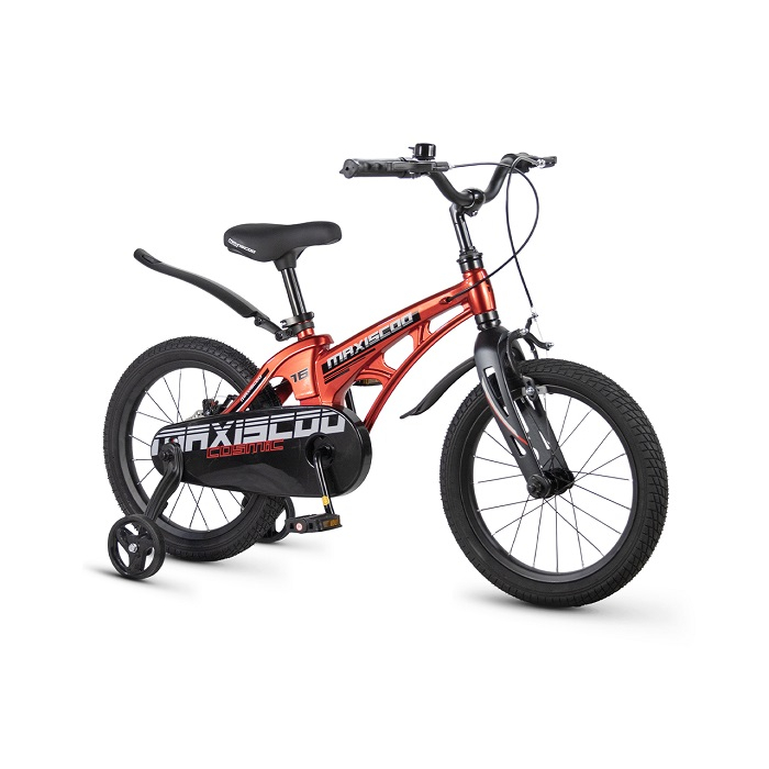Велосипед Maxiscoo Cosmic стандарт 16" красный глянцевый (2026)