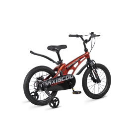 Велосипед Maxiscoo Cosmic стандарт 16" красный глянцевый (2026)