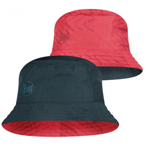 Панама Buff Travel Bucket hat collage red-black S/M