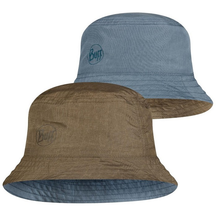 Панама Buff Travel Bucket hat zadok blue-olive S/M