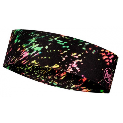 Повязка на голову Buff Coolnet UV+ Slim Headband Speckle black