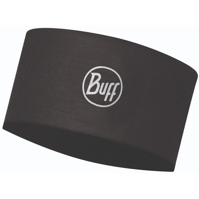 Повязка на голову Buff Coolnet UV+ Wide Headband Solid black