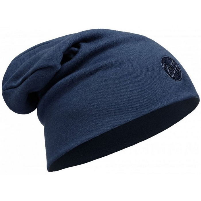 Шапка Buff HW Merino Wool hat solid denim