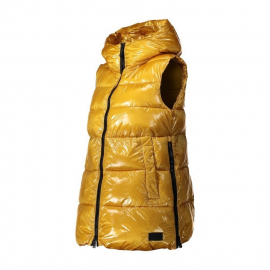 Жилет CMP Woman Long Vest Fix hood ambra