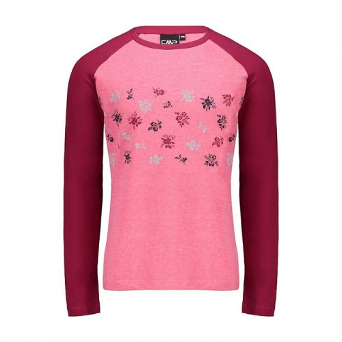 Футболка детская CMP Kid Girl T-Shirt carminio mel