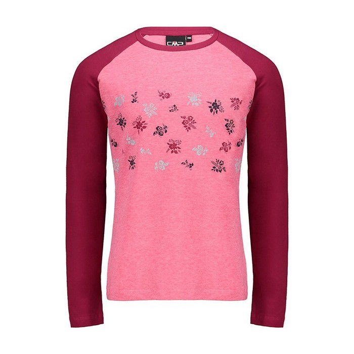 Футболка детская CMP Kid Girl T-Shirt carminio mel