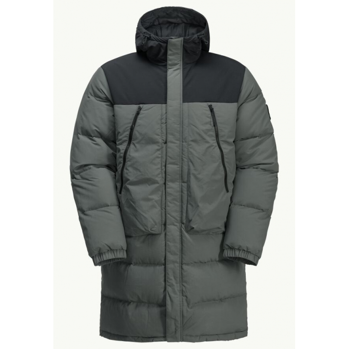 Парка Jack Wolfskin Dellbrueck Long Jkt slate green
