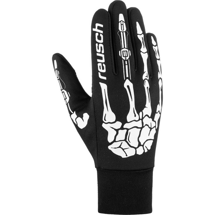 Перчатки Reusch Ashton Touch-Tec Junior black/white x-ray
