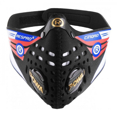 Респиратор Respro Cinqro маска+2 фильтра black