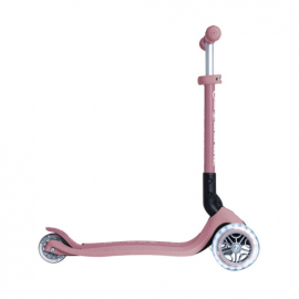 Самокат Globber Junior Foldable Lights Ecologic ягодный