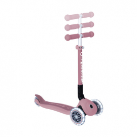 Самокат Globber Junior Foldable Lights Ecologic ягодный