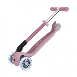 Самокат Globber Junior Foldable Lights Ecologic ягодный