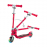 Самокат Globber Flow Foldable Junior Lights красный