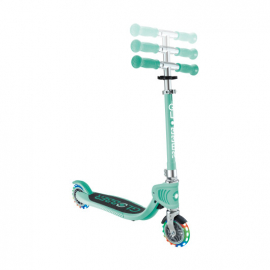 Самокат Globber Flow Foldable Junior Lights мятный