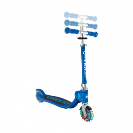 Самокат Globber Flow Foldable Junior Lights синий