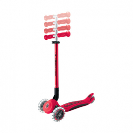 Самокат Globber Primo Foldable Plus Lights v2 красный