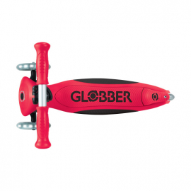 Самокат Globber Primo Foldable Plus Lights v2 красный