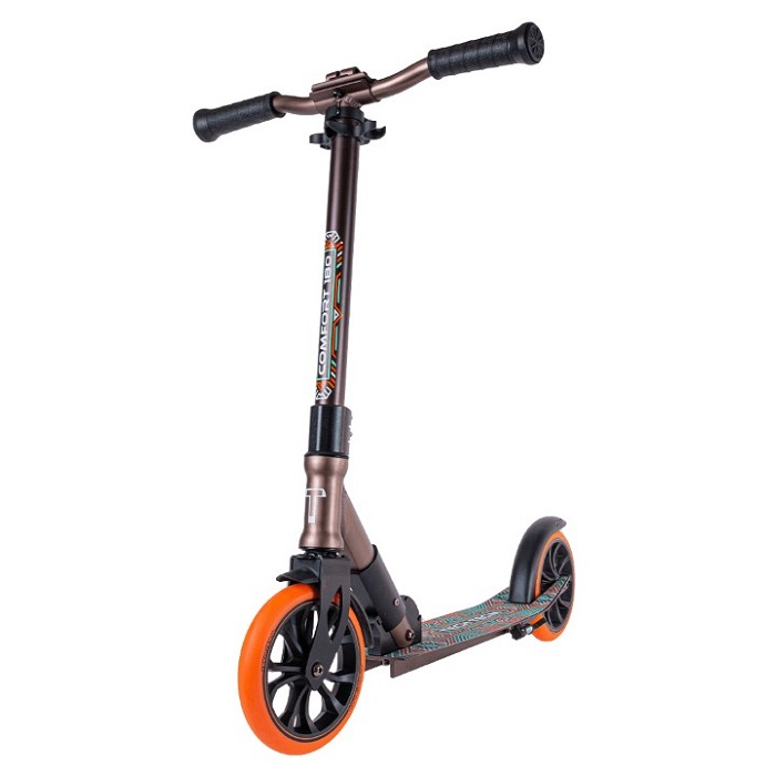 Самокат TechTeam Comfort 180R brown/orange