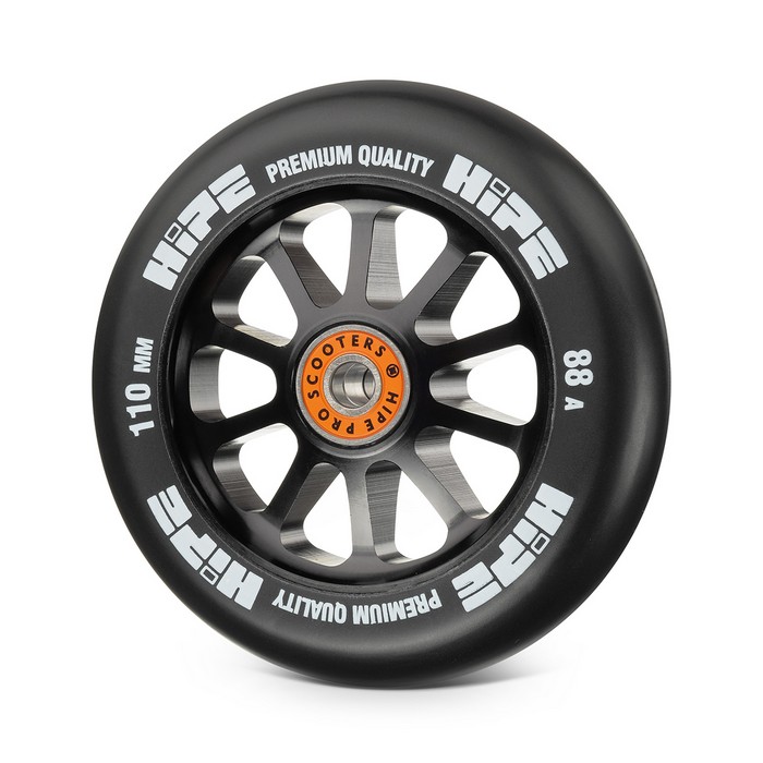 Колесо для самоката Hipe 10Spoke 110мм black/black 1шт