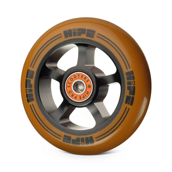 Колесо для самоката Hipe H1 100мм black/brown 1шт