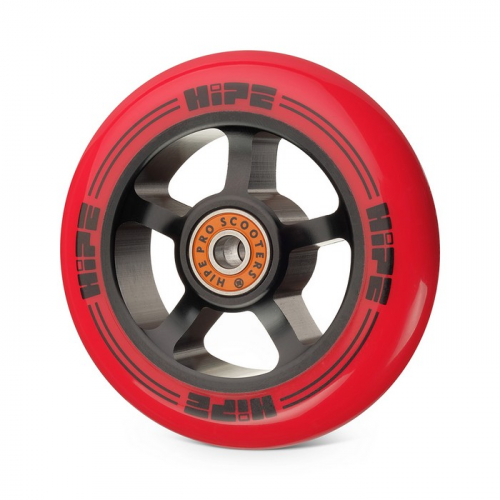 Колесо для самоката Hipe H1 100мм black/red 1шт