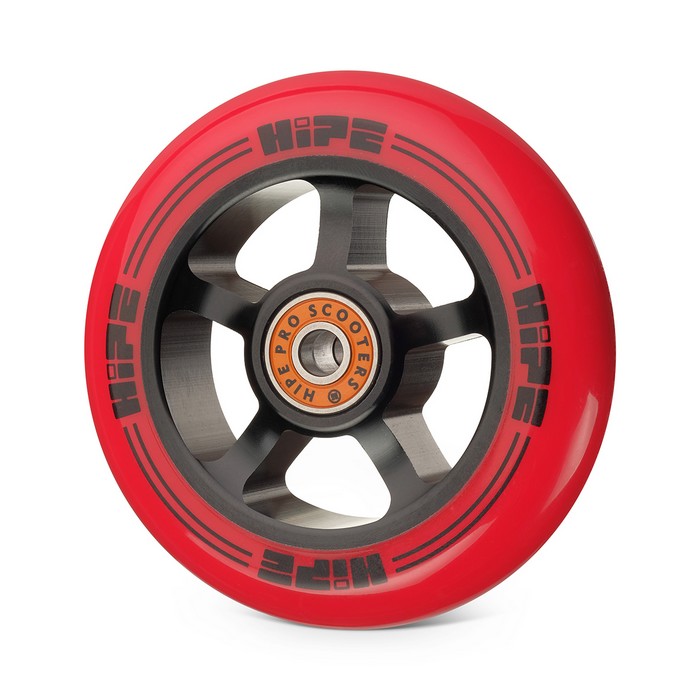 Колесо для самоката Hipe H1 100мм black/red 1шт