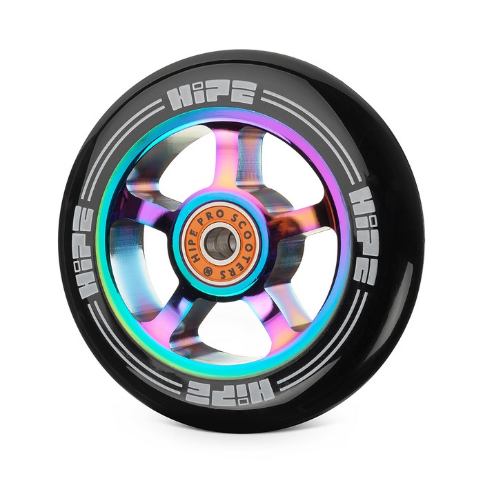 Колесо для самоката Hipe H1 100мм neochrome/black 1шт