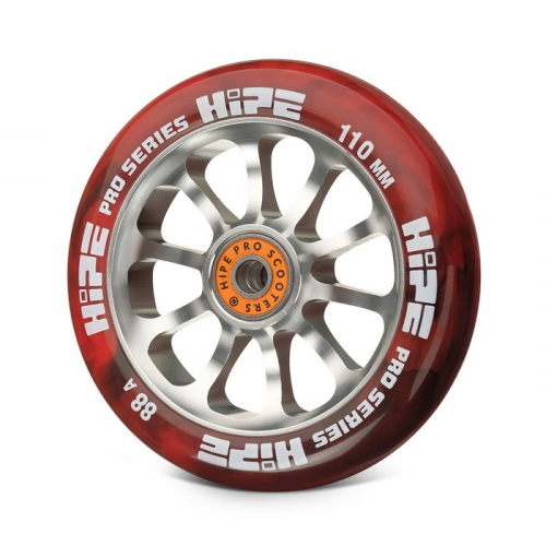 Колесо для самоката Hipe H7 110мм 26мм red/silver 1шт