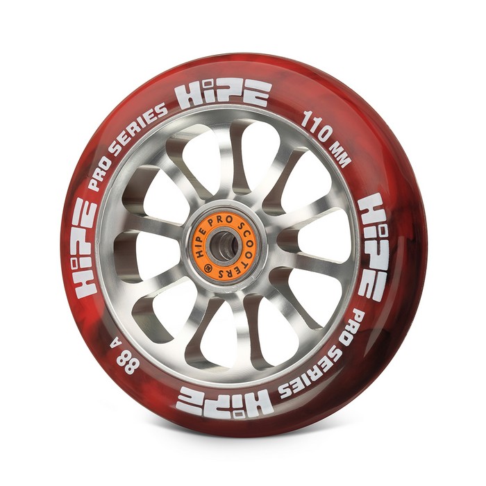 Колесо для самоката Hipe H7 110мм 26мм red/silver 1шт