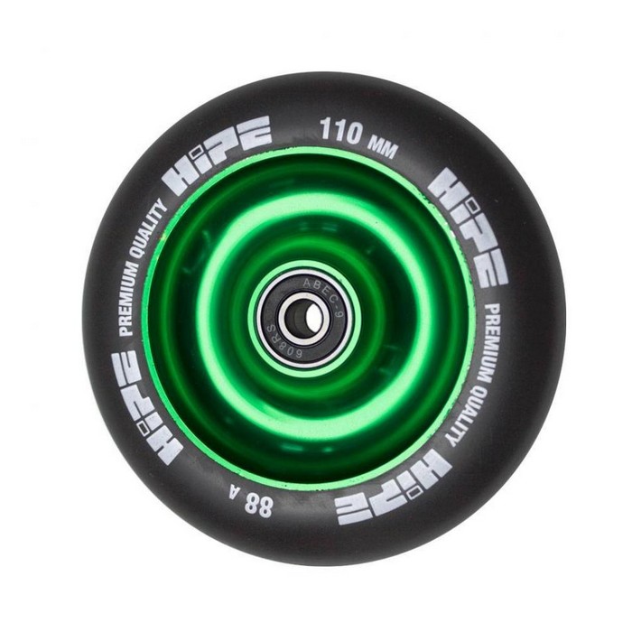 Колесо для самоката Hipe Solid 110мм green/black 1шт