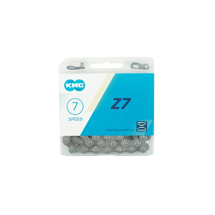 Цепь KMC Z7 7SP 1/2X3/32"116x116 116Links grey/brown
