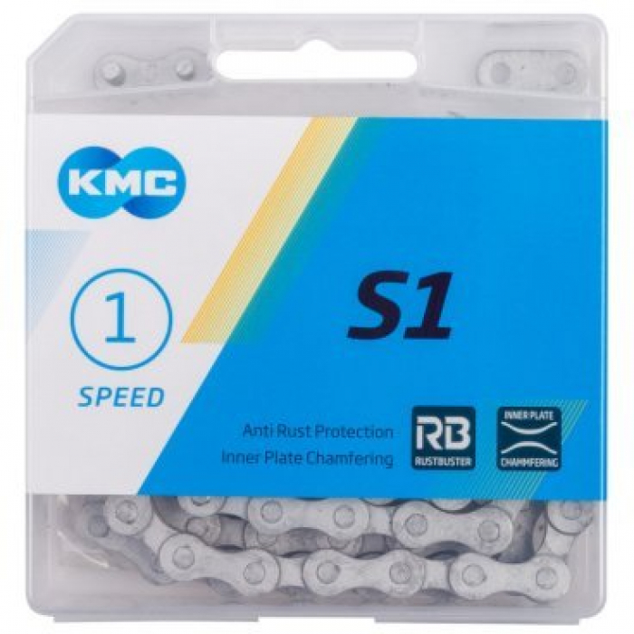 Цепь KMC S1 RB 1SP 1/2"Х1/8" 112Links